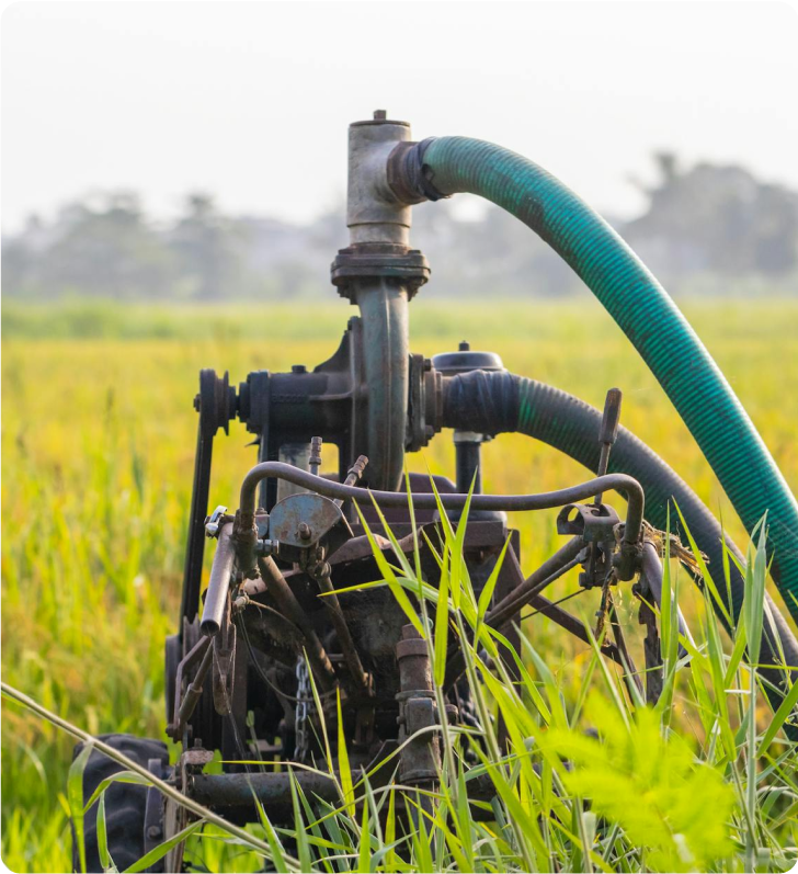 Water Pump in Field